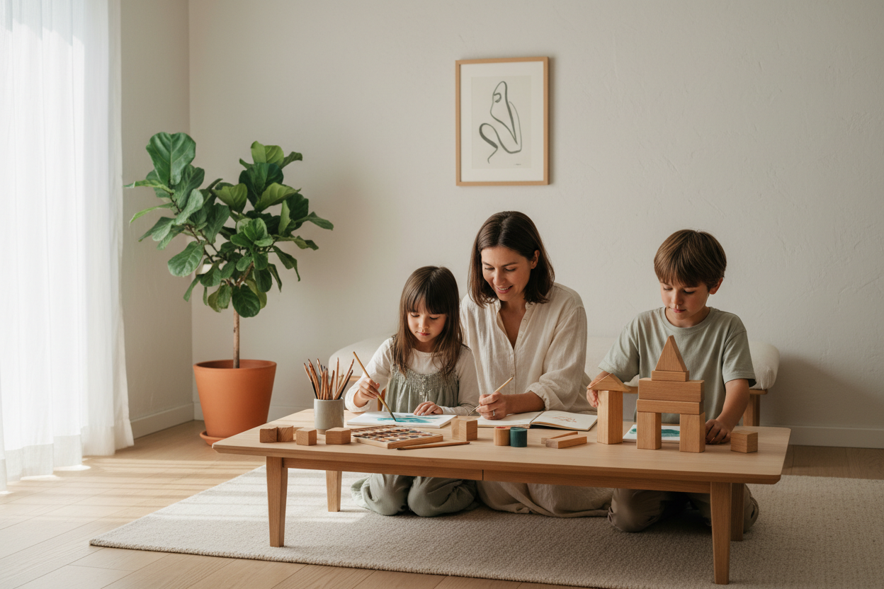 Creativity is intelligence having fun. This collection features art supplies and creative toys that invite children to express themselves, experiment, and create.