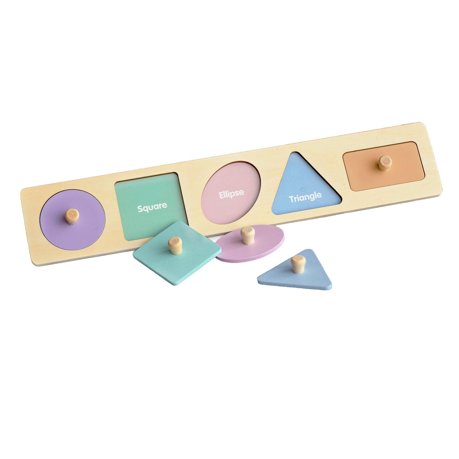 Montessori Geometric Shape Puzzle | ForFullFun Toddler Toys