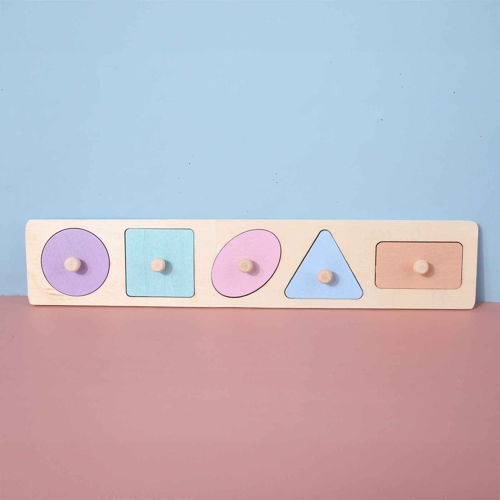 Montessori Geometric Shape Puzzle | ForFullFun Toddler Toys