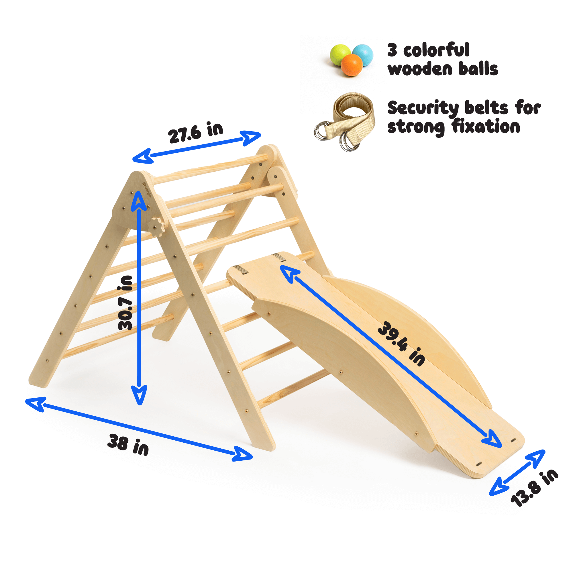 Montessori Foldable Pikler Climber | ForFullFun Toddler Toys