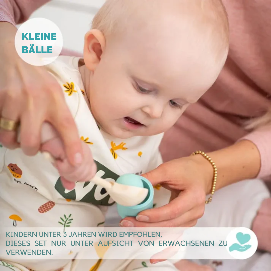 For Full Fun-Montessori Sorting & Stacking Toy - Wooden Educational Set-Educational Toys