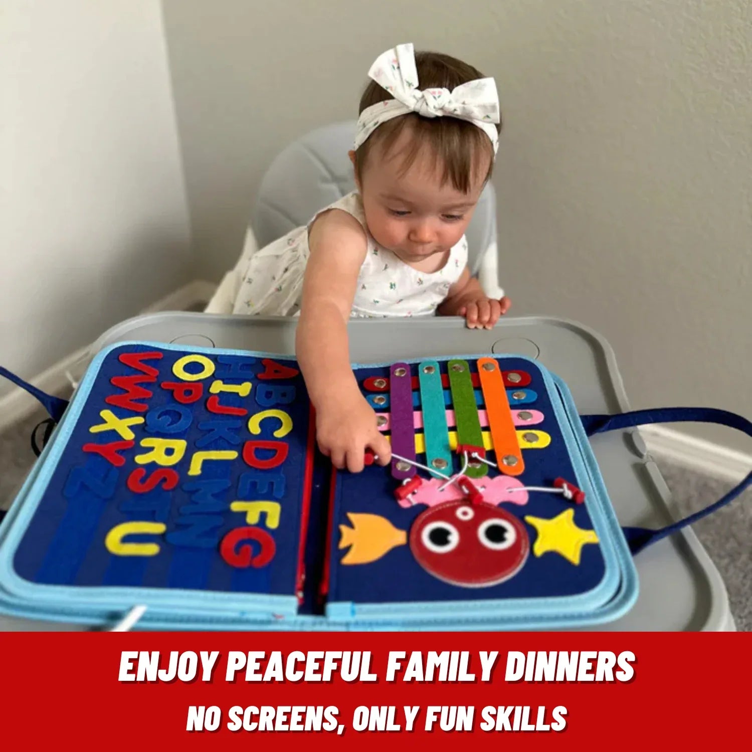  7-in-1, activity board, busyboard, Created by Product Upload, educational toy, fine motor skills, kids learning, Montessori busyboard, sensory play, toddler toy Montessori Busy Board – 08 Activities in 01 Educational Travel Busy Book