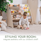 For Full Fun-2in1 Montessori Shelf for Books and Toys-Furniture