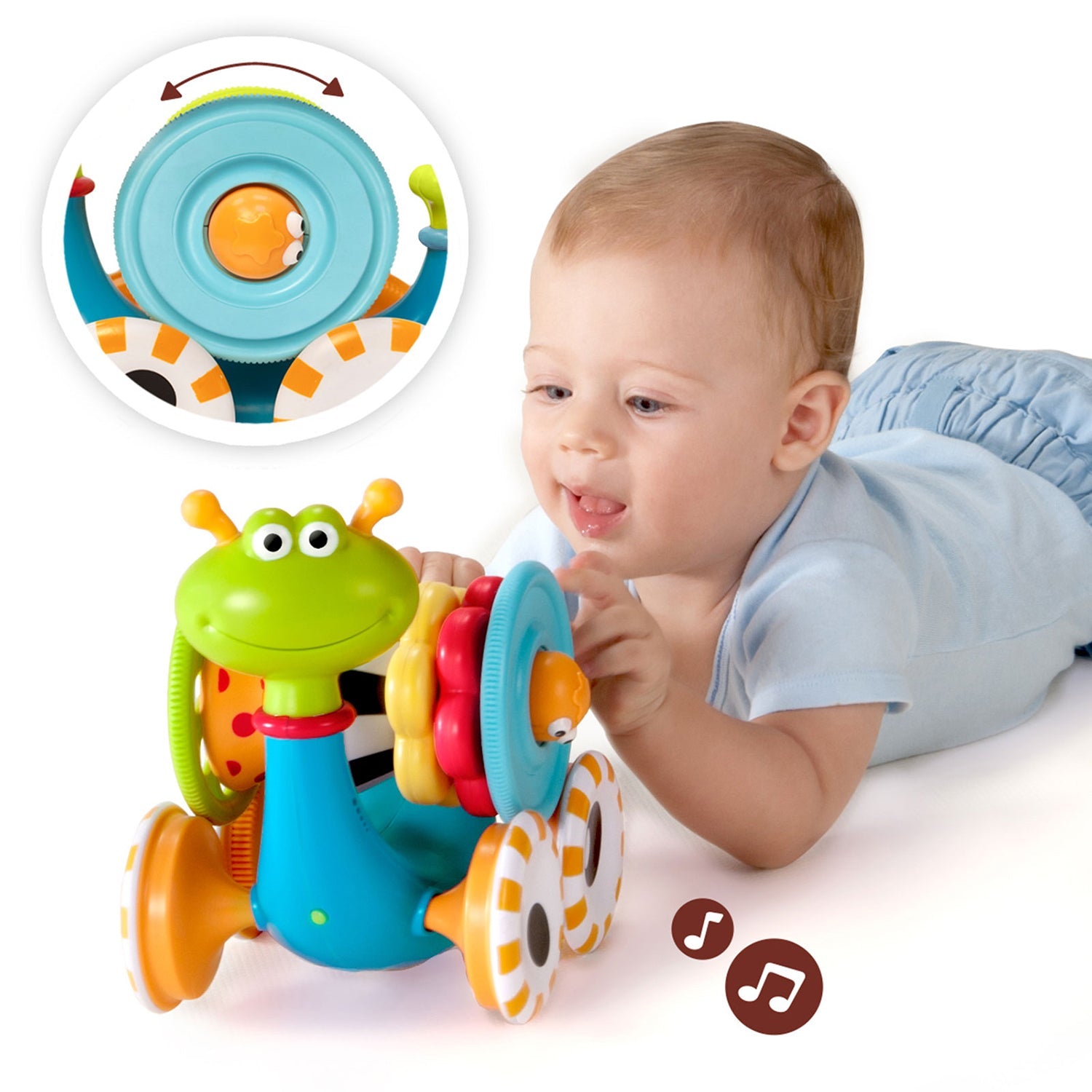Crawl 'N' Go Snail | ForFullFun Baby Toys