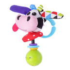 Baby Farm Animal Rattle — Cow | ForFullFun Baby Toys