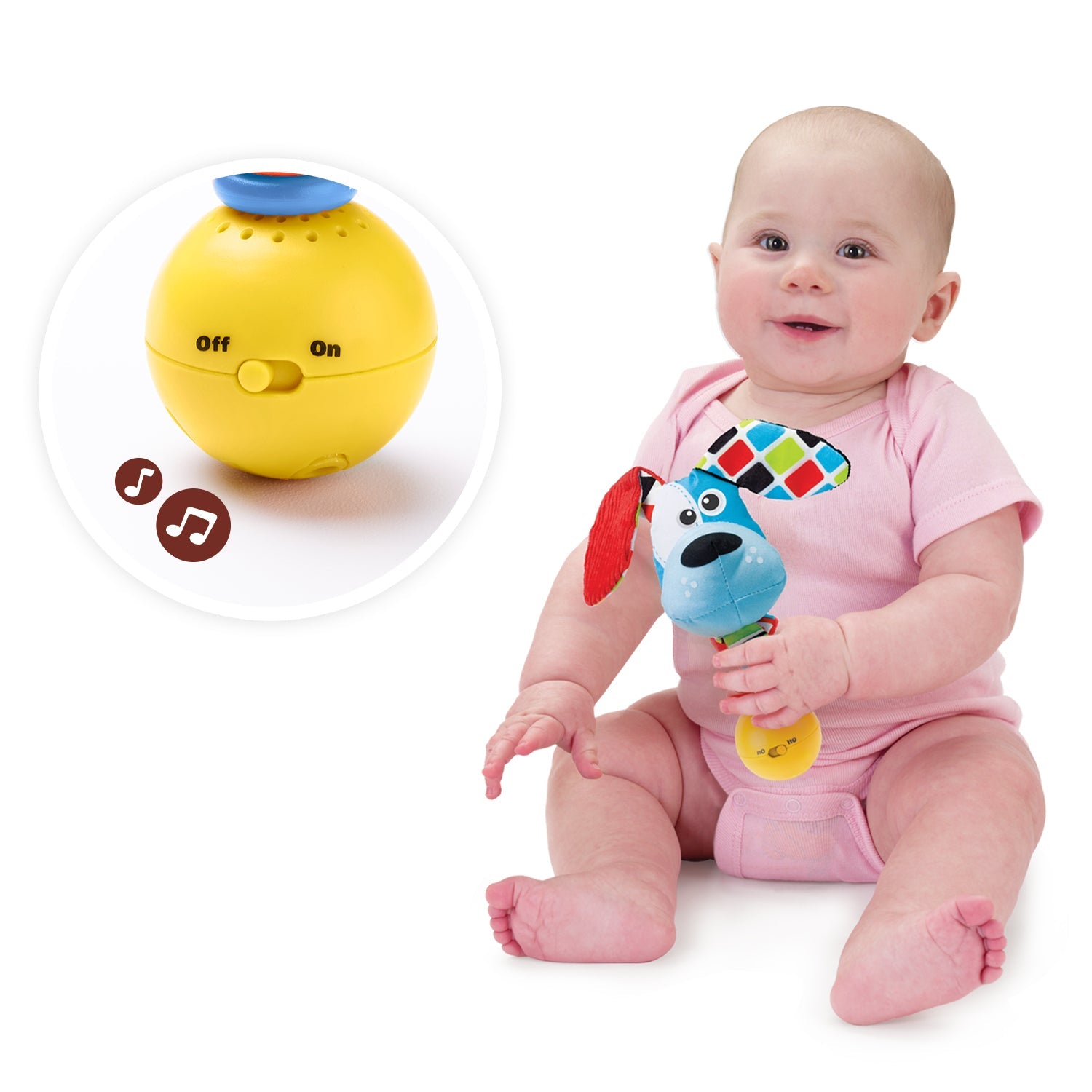 Baby Farm Animal Rattle — Cow | ForFullFun Baby Toys