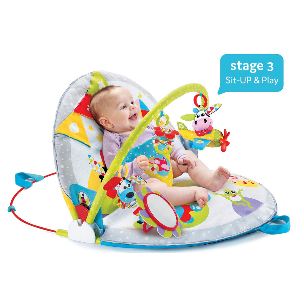 Baby Gym Lay-to-Sit-Up Playmat | ForFullFun Baby Toys