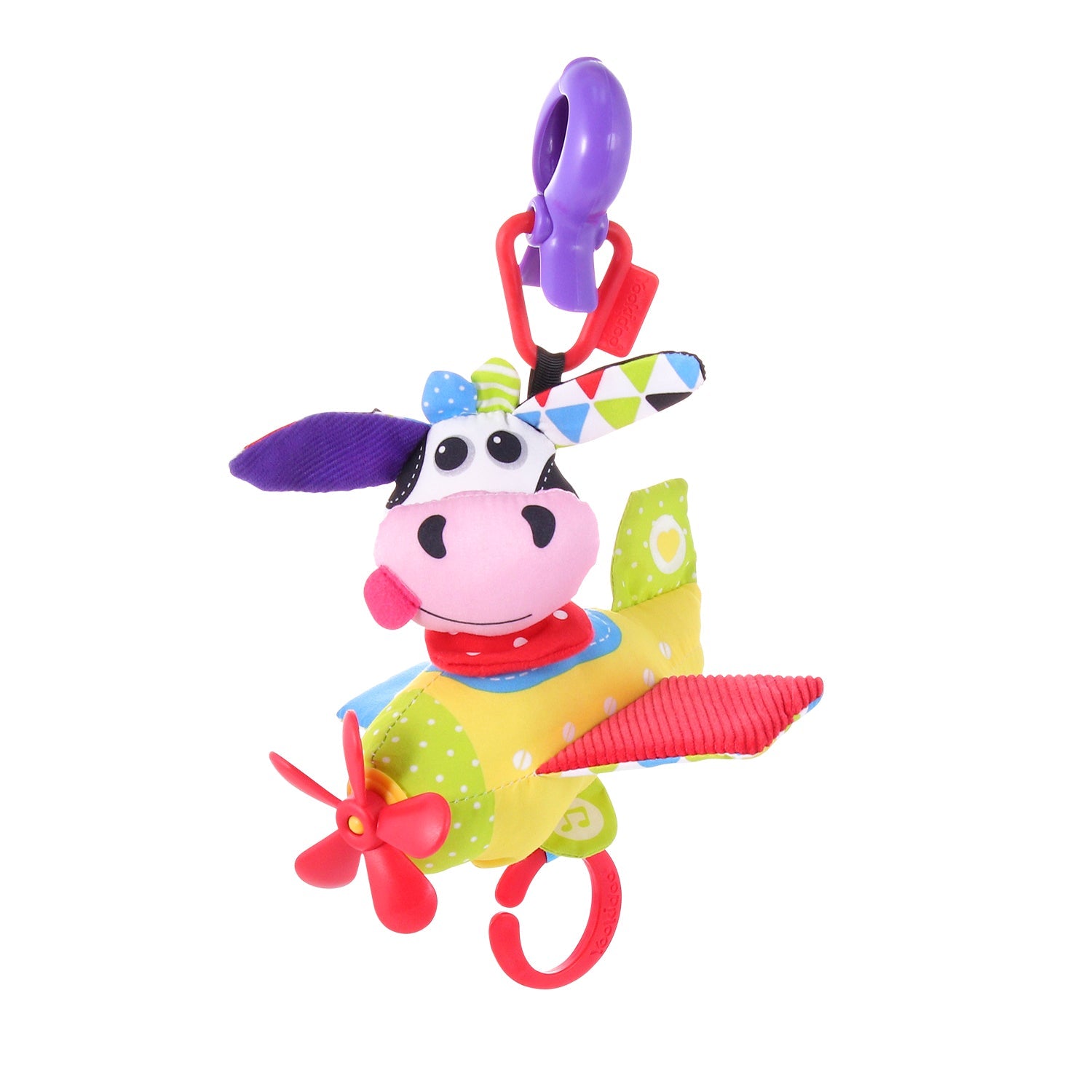 Baby Musical Airplane Toy — Cow | ForFullFun Baby Toys