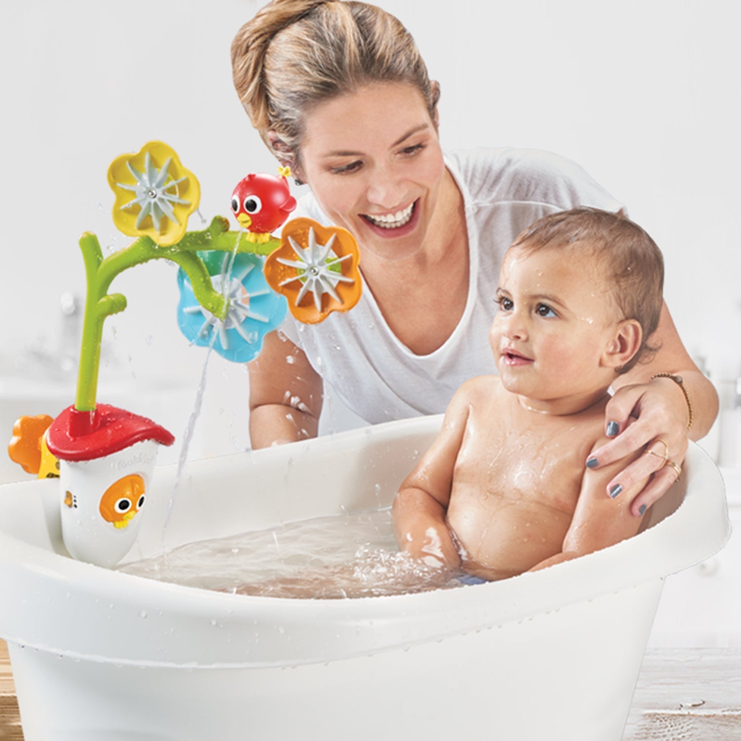 Sensory Bath Mobile | ForFullFun Baby Toys