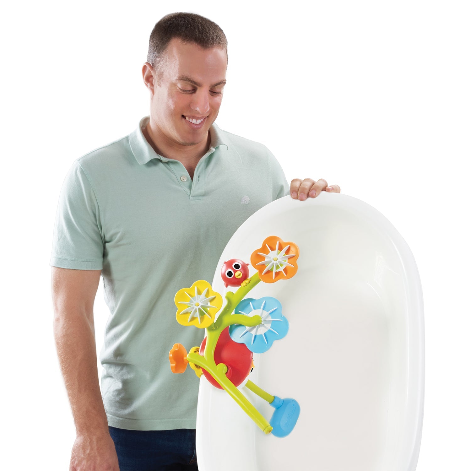 Sensory Bath Mobile | ForFullFun Baby Toys