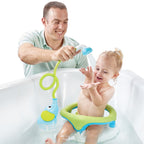 Elephant Baby Bath Shower Head — Forest Green | ForFullFun Baby Toys
