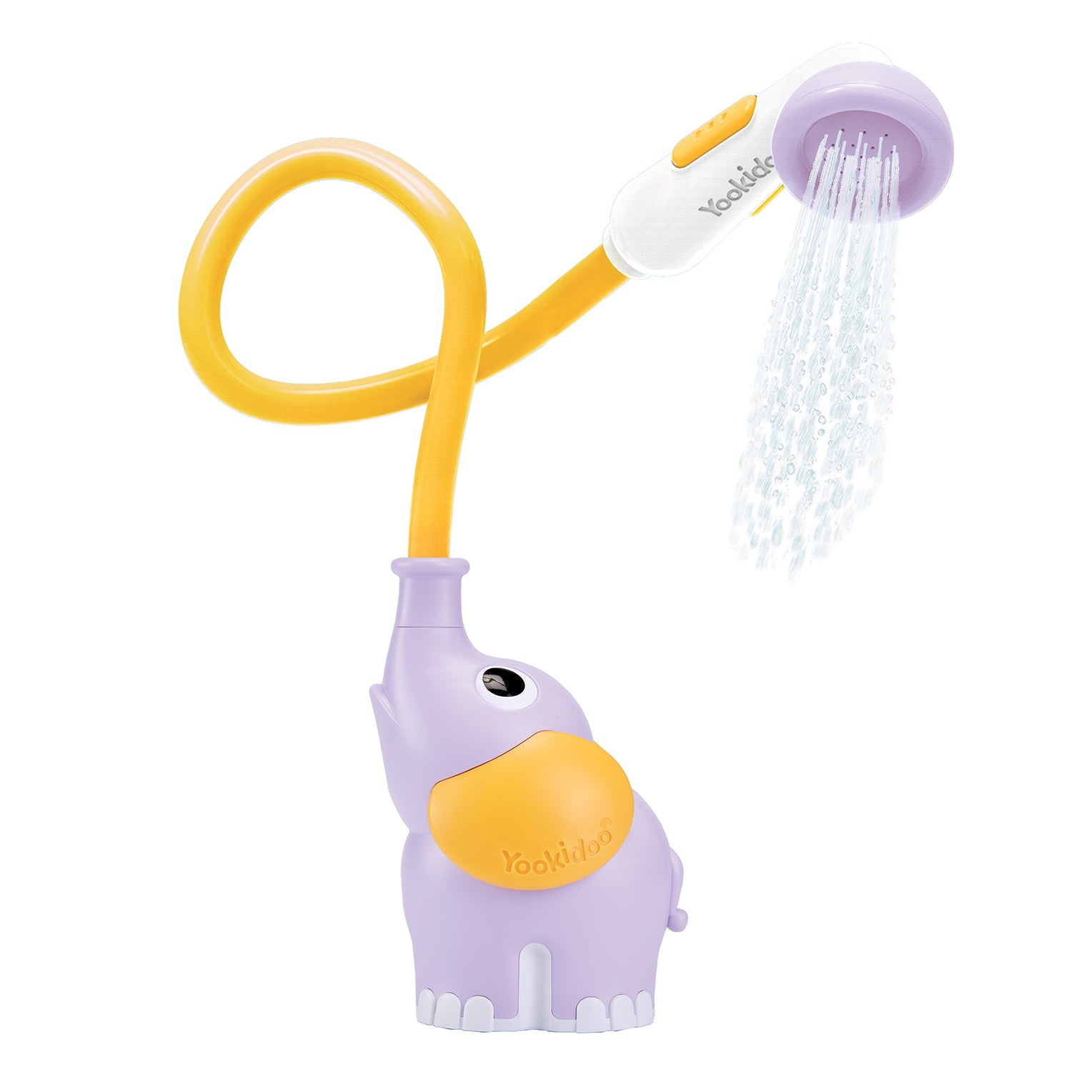 Elephant Baby Bath Shower Head — Forest Green | ForFullFun Baby Toys