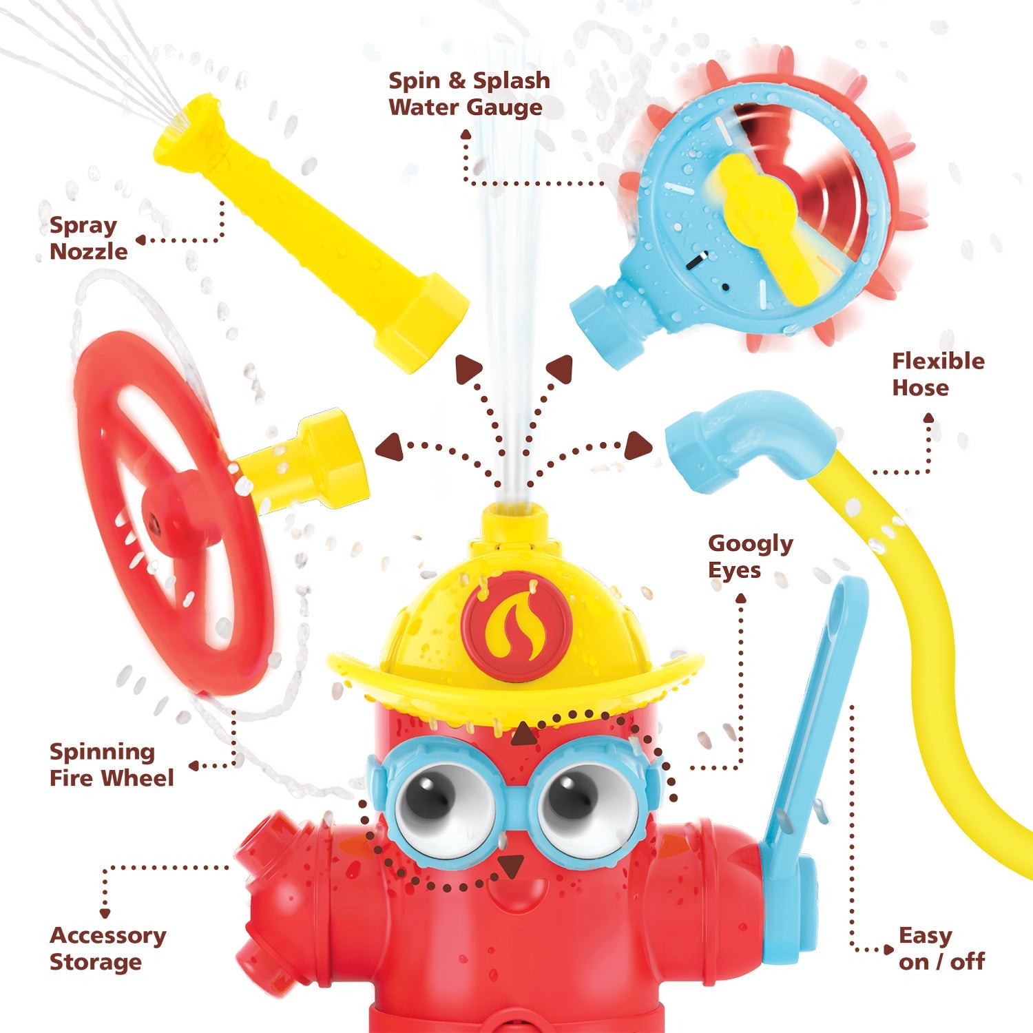 Firefighter Bath Toy Bundle | ForFullFun Baby Toys