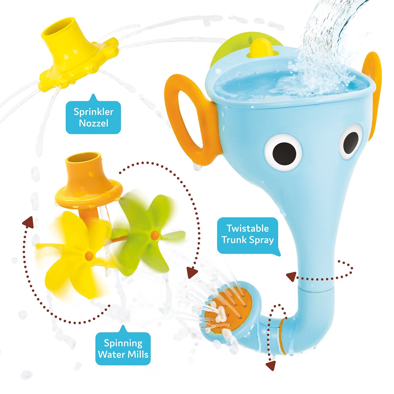 FunElefun Fill 'N' Sprinkle — Blue | ForFullFun Baby Toys