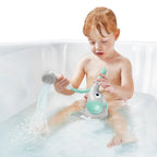 Elephant Baby Bath Shower Head — Forest Green | ForFullFun Baby Toys