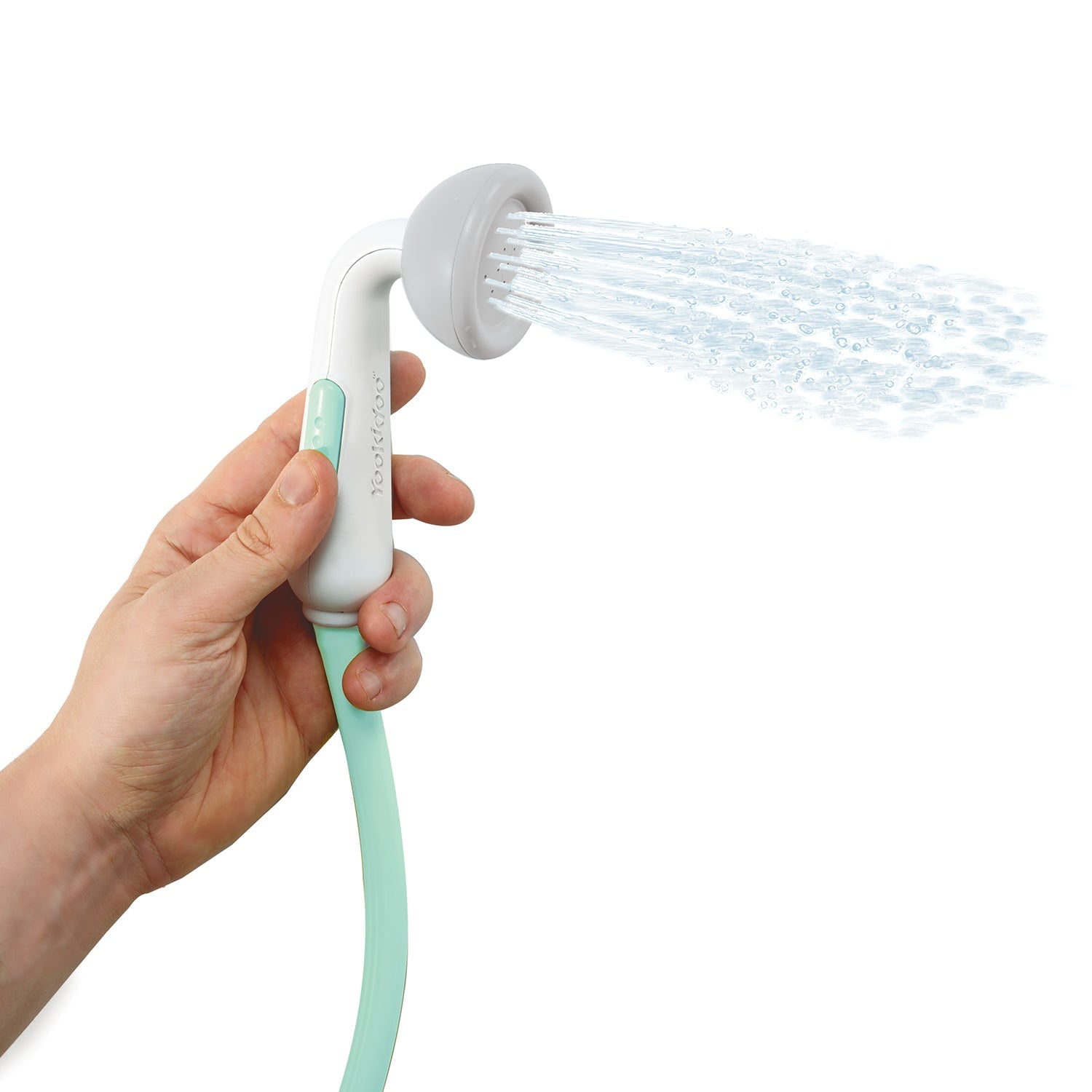 Elephant Baby Bath Shower Head — Forest Green | ForFullFun Baby Toys