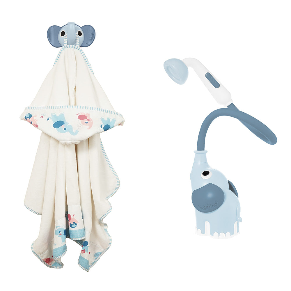 Elephant Baby Shower Bath Toy — Blue | ForFullFun Baby Toys