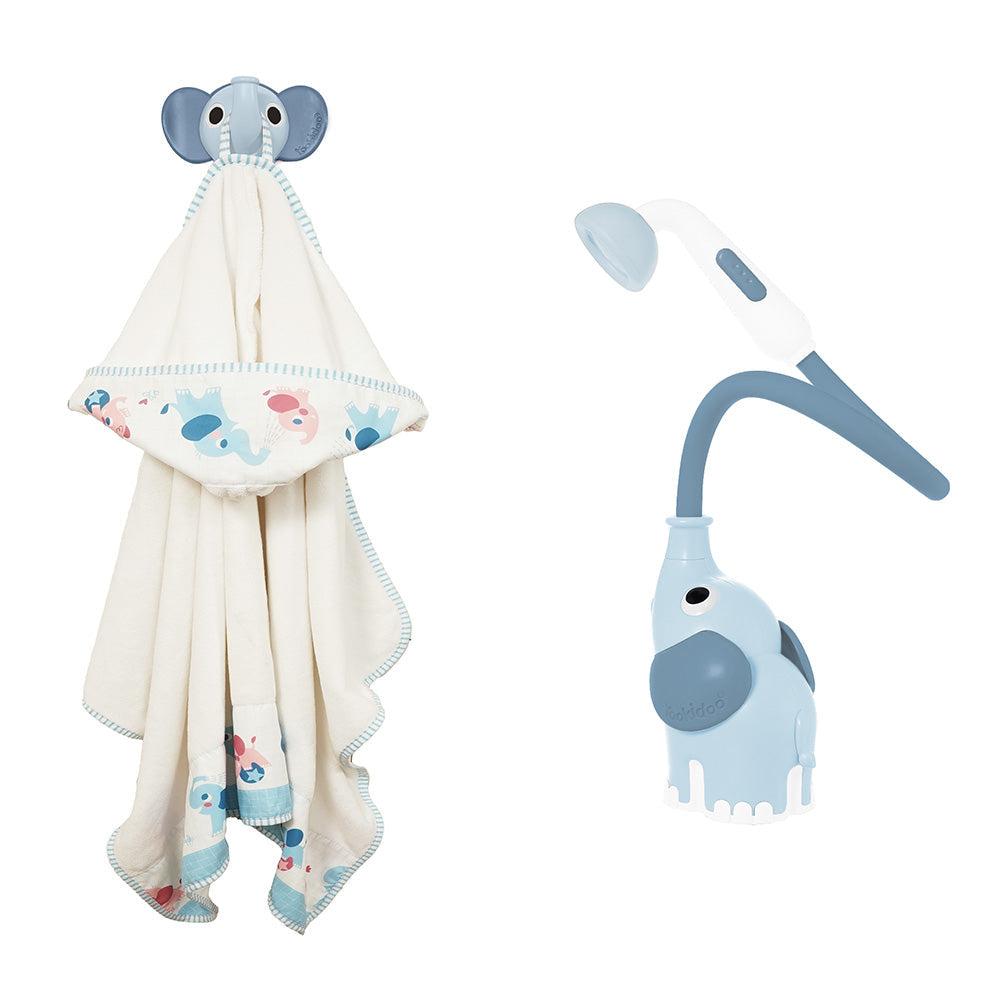 Elephant Baby Shower Bath Toy — Blue | ForFullFun Baby Toys