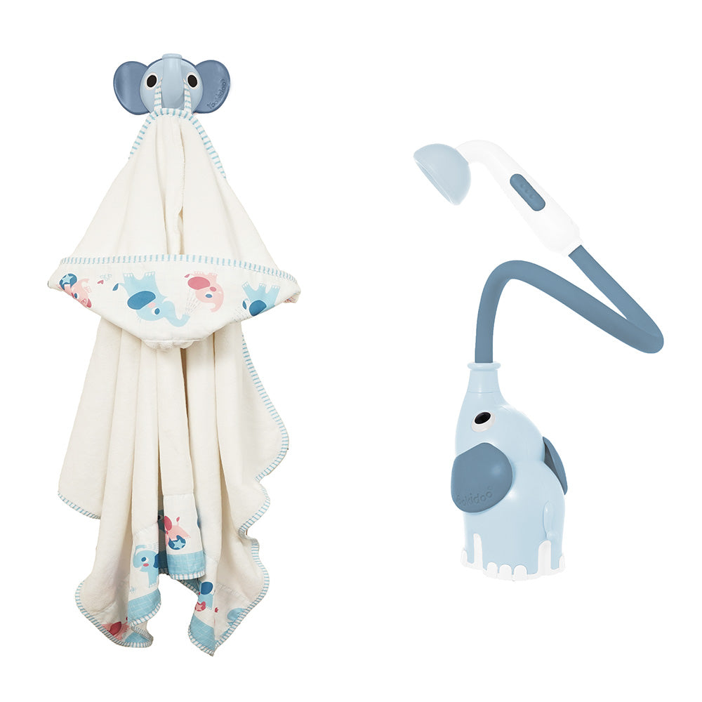 Elephant Baby Shower Bath Toy — Blue | ForFullFun Baby Toys