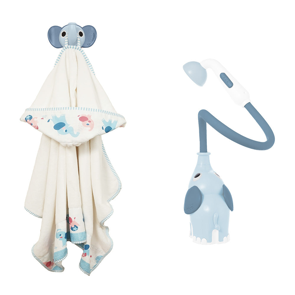 Elephant Baby Shower Bath Toy — Blue | ForFullFun Baby Toys