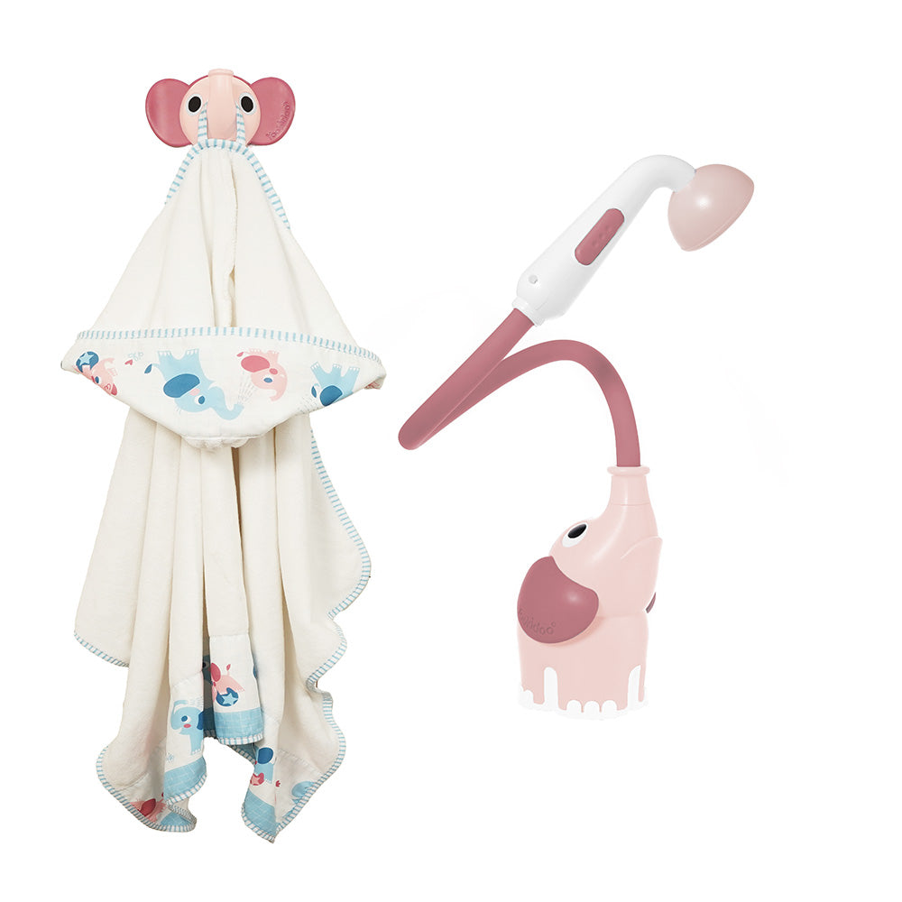 Elephant Baby Shower Bath Toy — Blue | ForFullFun Baby Toys