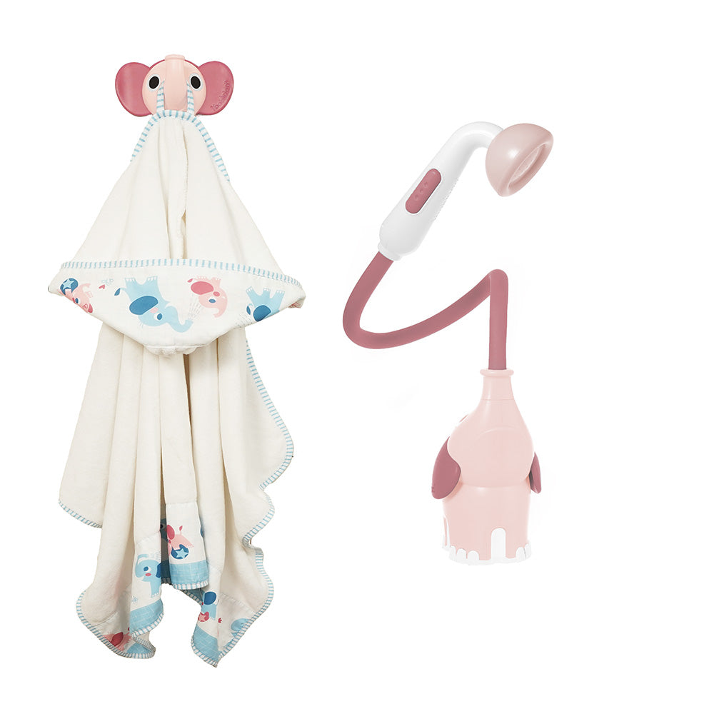 Elephant Baby Shower Bath Toy — Blue | ForFullFun Baby Toys