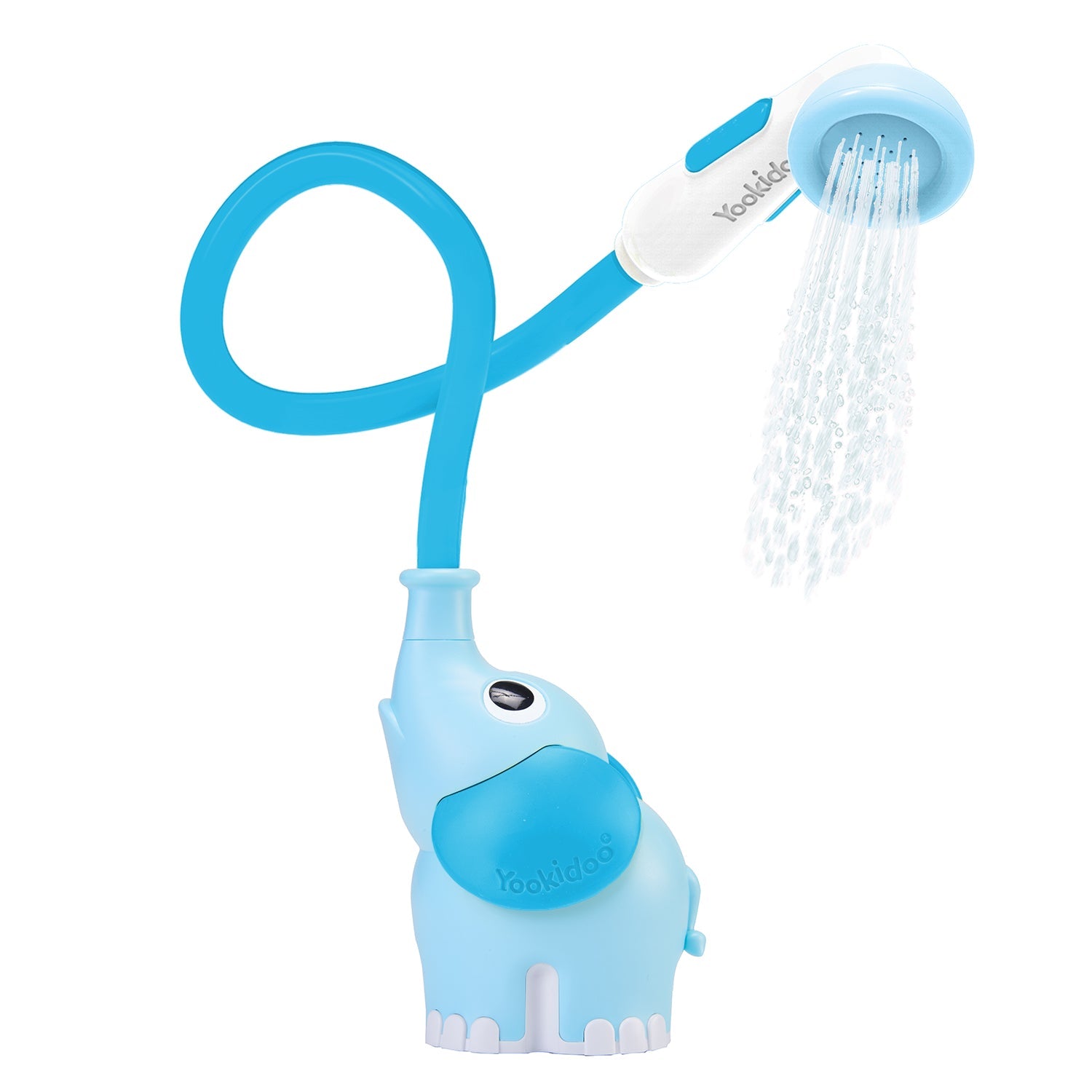 Elephant Baby Bath Shower Head — Forest Green | ForFullFun Baby Toys