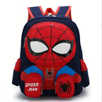 Colorful 3D Spider-Man backpack for kids, featuring Spider-Man design, ideal for school and everyday use by young children.