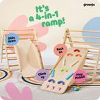 Pikler Triangle + Stepping Stones Set | ForFullFun Toddler Toys