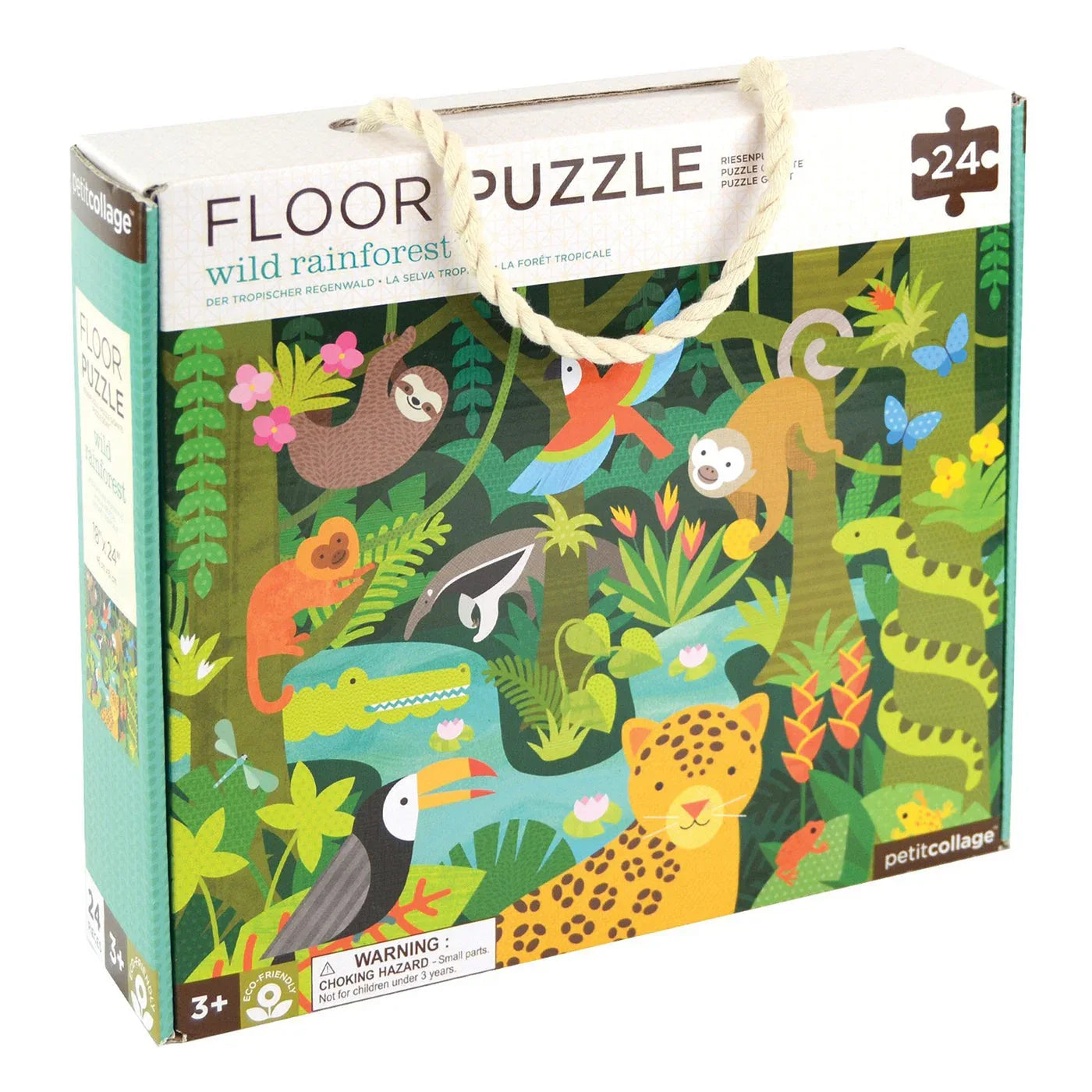 Forfullfun Toys Wild Rainforest 24-Piece Floor Puzzle