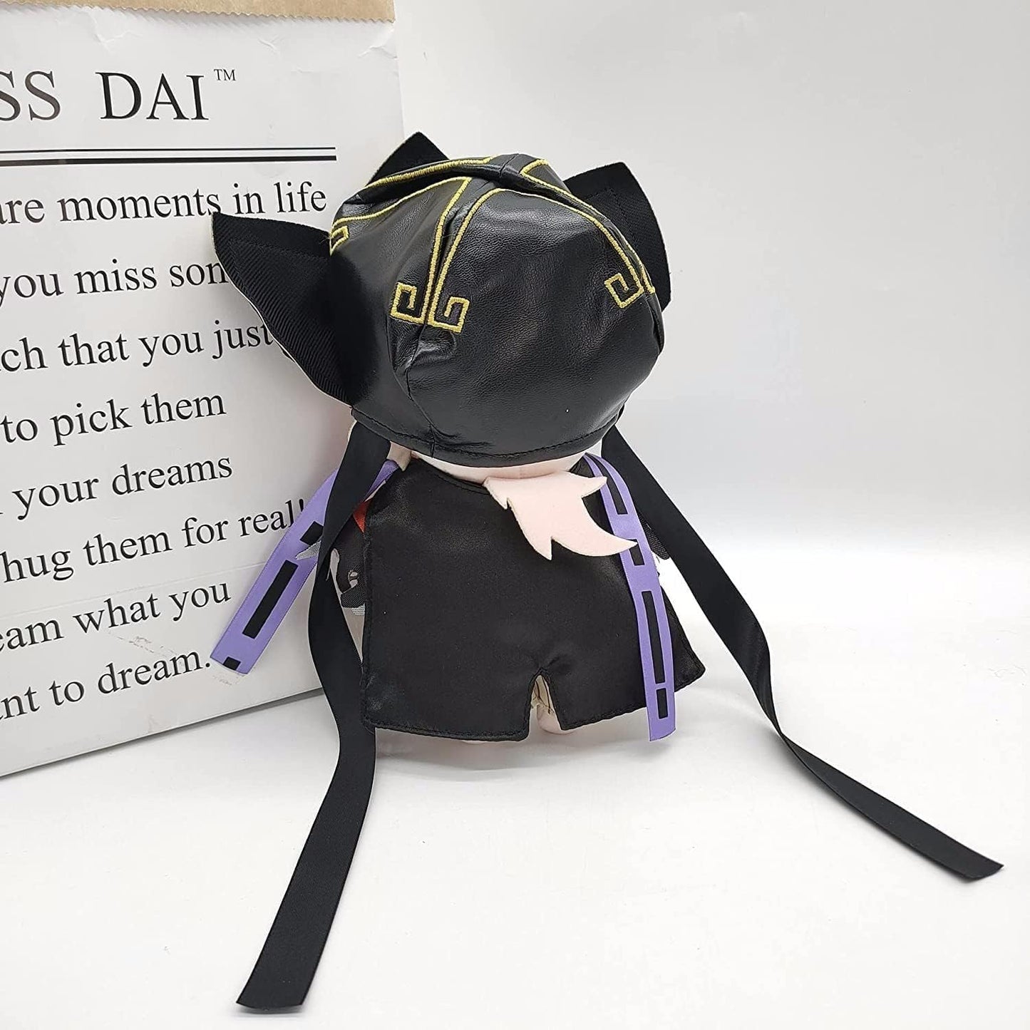 Cayhut 20cm Anime Douma Plush Puppet with Detachable Hood