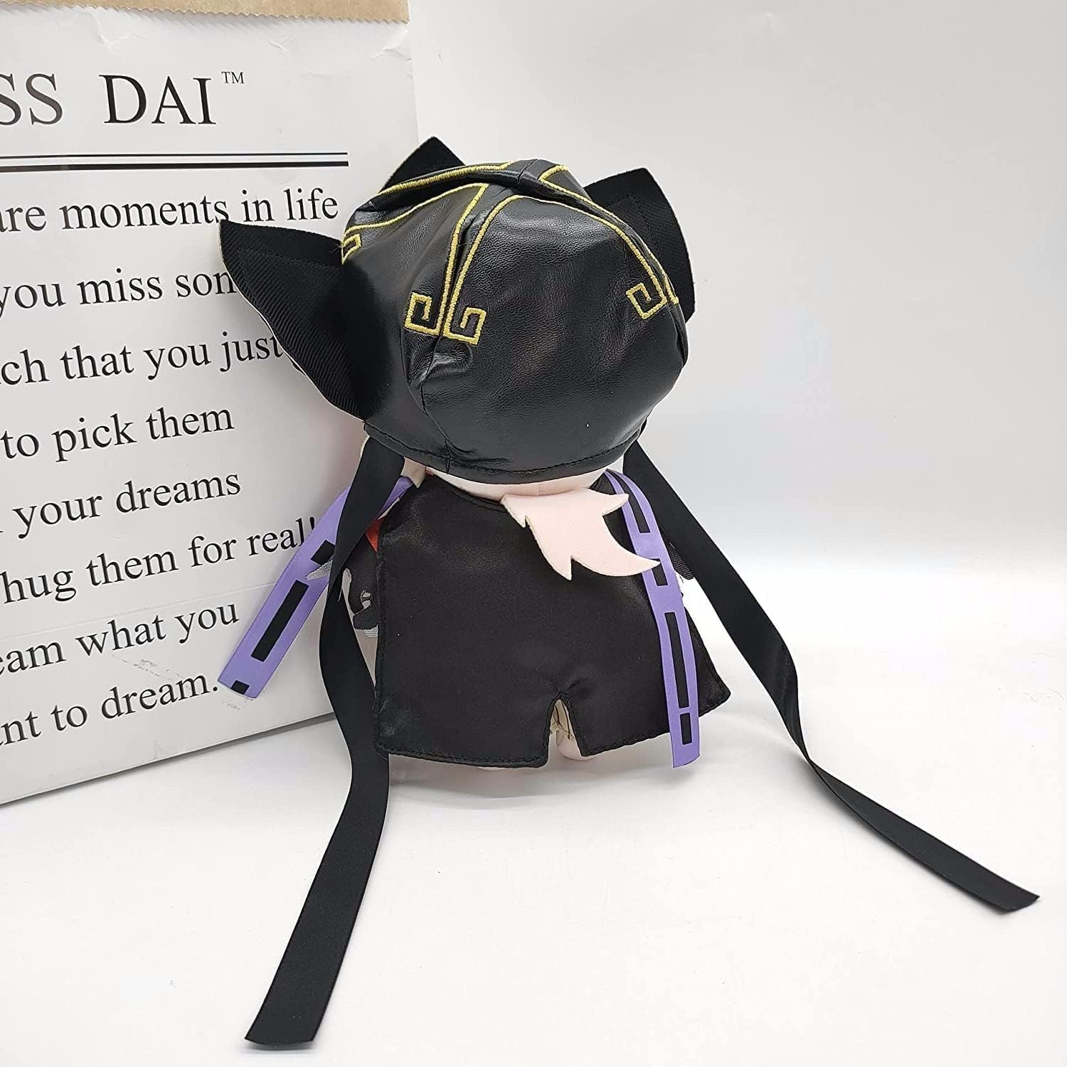 Cayhut 20cm Anime Douma Plush Puppet with Detachable Hood