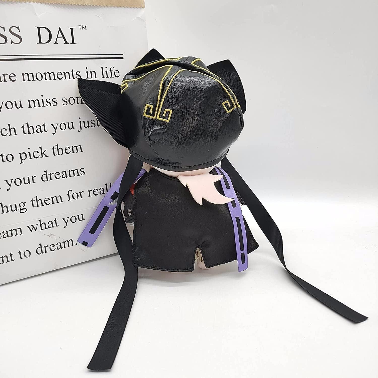 Forfullfun Toys 20cm plush puppet, anime plush toy, Cayhut plush, Created by Product Upload, detachable hood plush, Douma plush, soft plush doll Douma Plush Puppet with Detachable Hood