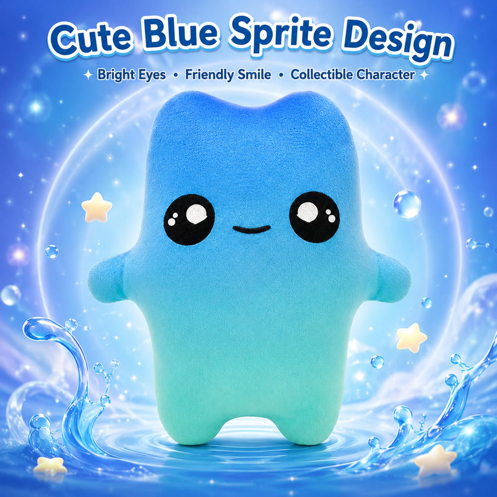 Sprite Plush Toy, 8 Inch Video Game Inspired Water Sprite Plush Stuffed Doll for Gamer & Fans, Cute Soft & Collectible Plushie for Home Decor, Gift Choice 2