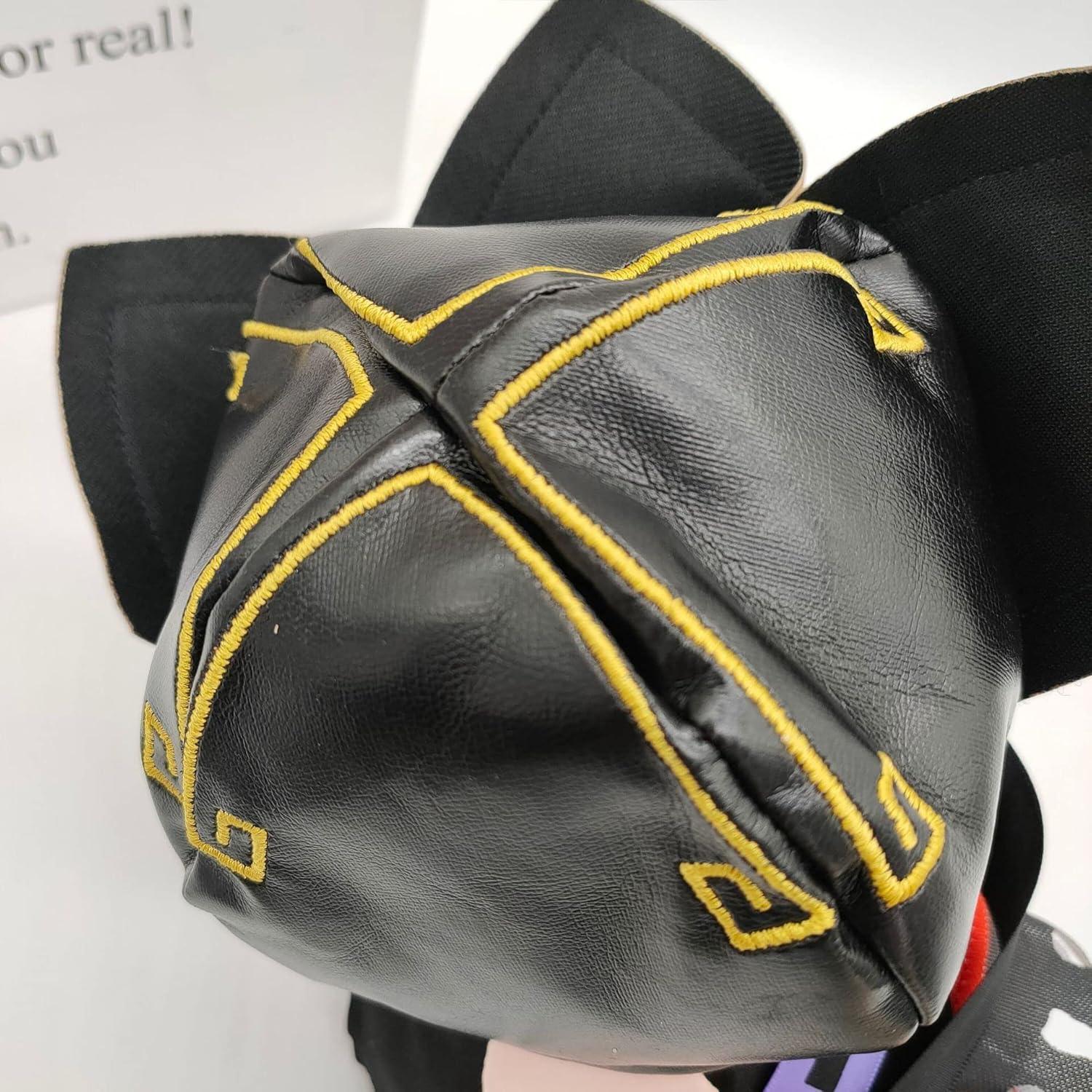 Forfullfun Toys 20cm plush puppet, anime plush toy, Cayhut plush, Created by Product Upload, detachable hood plush, Douma plush, soft plush doll Douma Plush Puppet with Detachable Hood