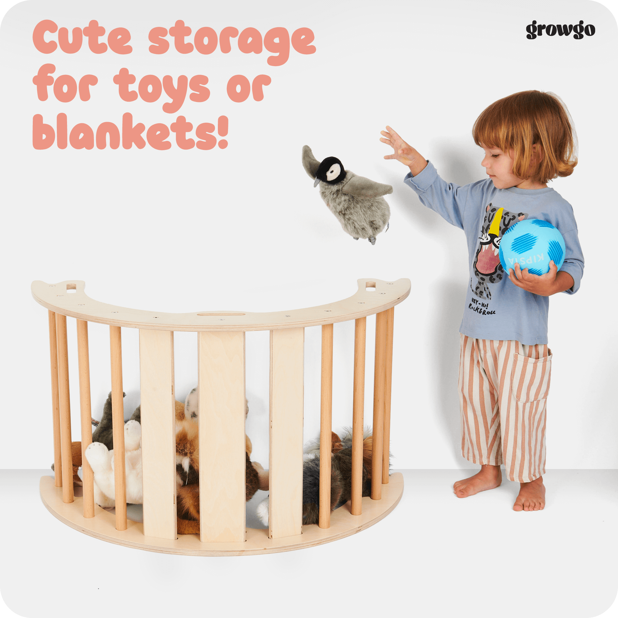 Montessori 2-in-1 Climbing Arch & Rocker | ForFullFun Toddler Toys