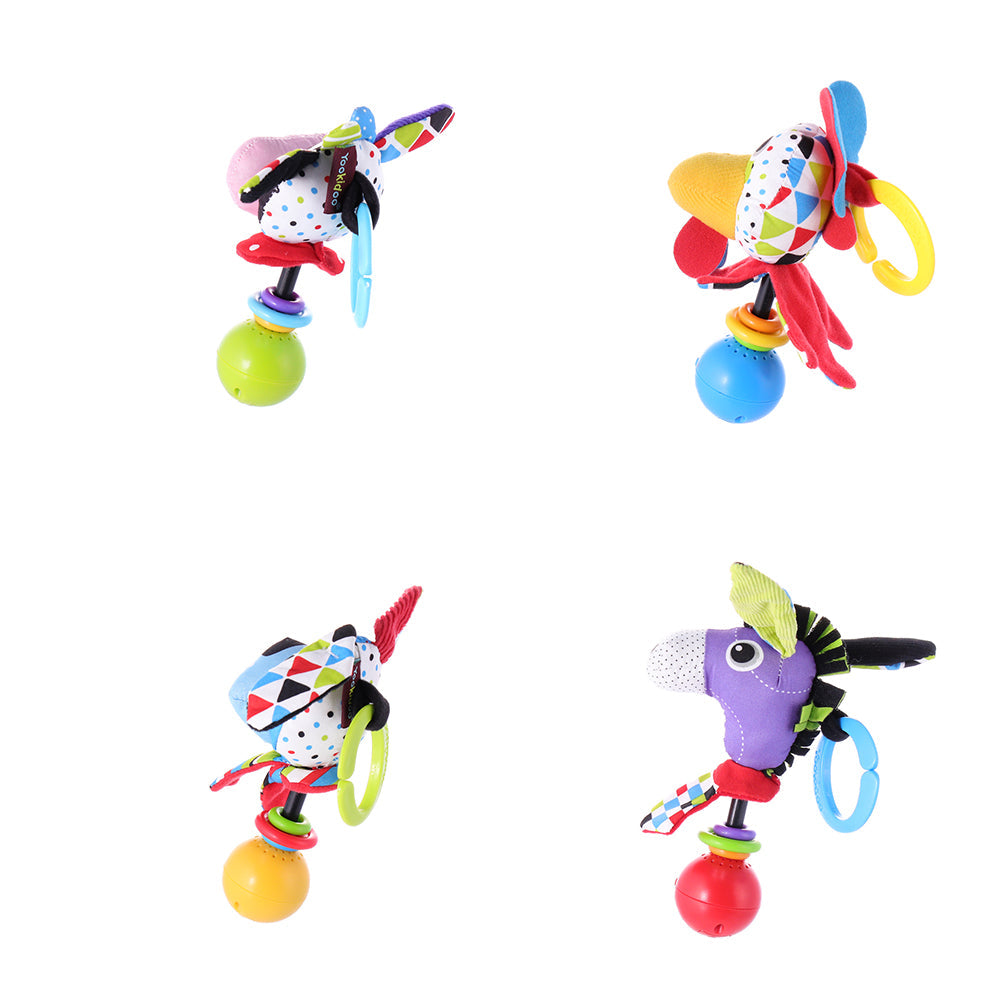 Baby Farm Animal Rattle — Cow | ForFullFun Baby Toys