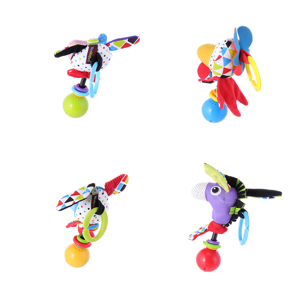 Baby Farm Animal Rattle — Cow | ForFullFun Baby Toys