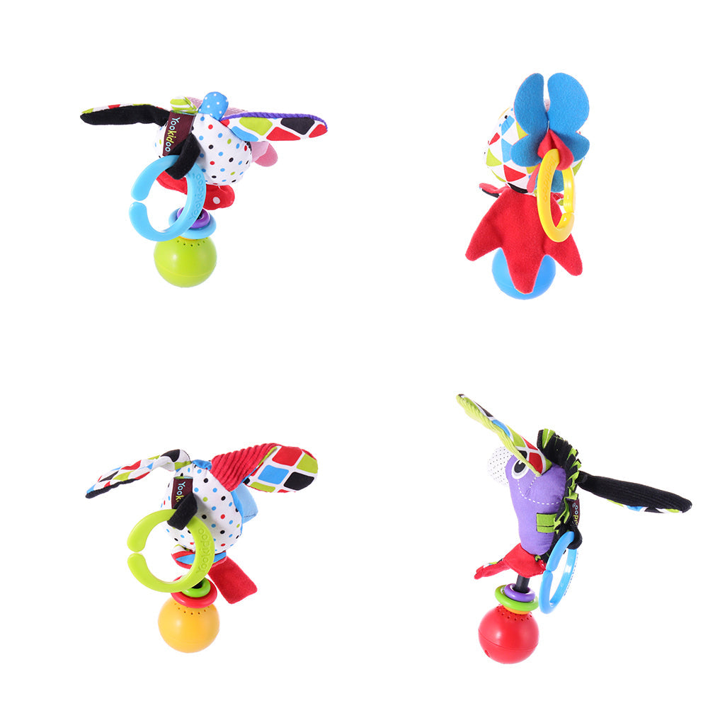 Baby Farm Animal Rattle — Cow | ForFullFun Baby Toys