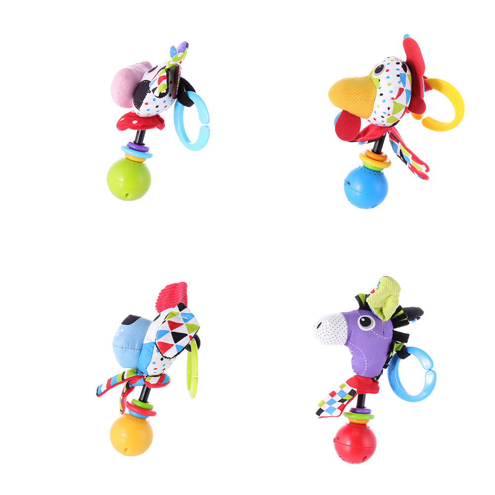 Baby Farm Animal Rattle — Cow | ForFullFun Baby Toys