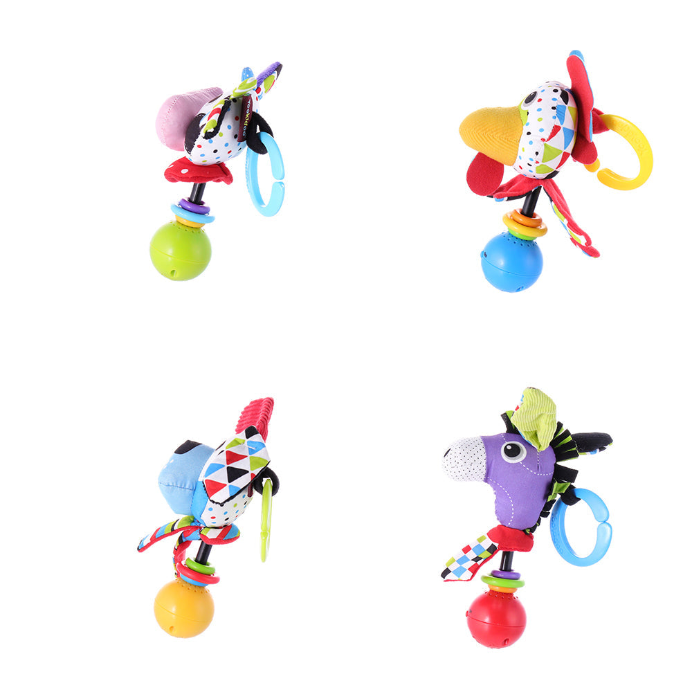 Baby Farm Animal Rattle — Cow | ForFullFun Baby Toys