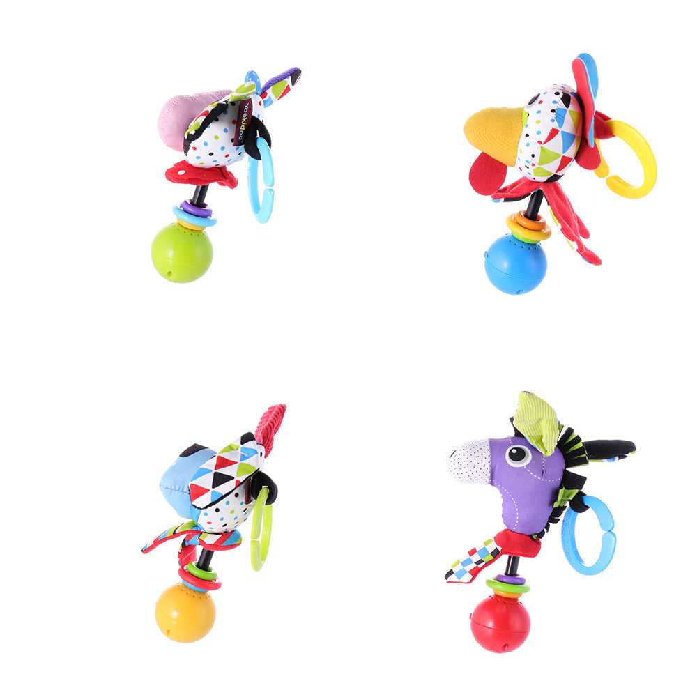 Baby Farm Animal Rattle — Cow | ForFullFun Baby Toys