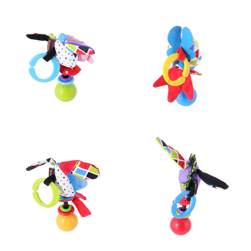 Baby Farm Animal Rattle — Cow | ForFullFun Baby Toys