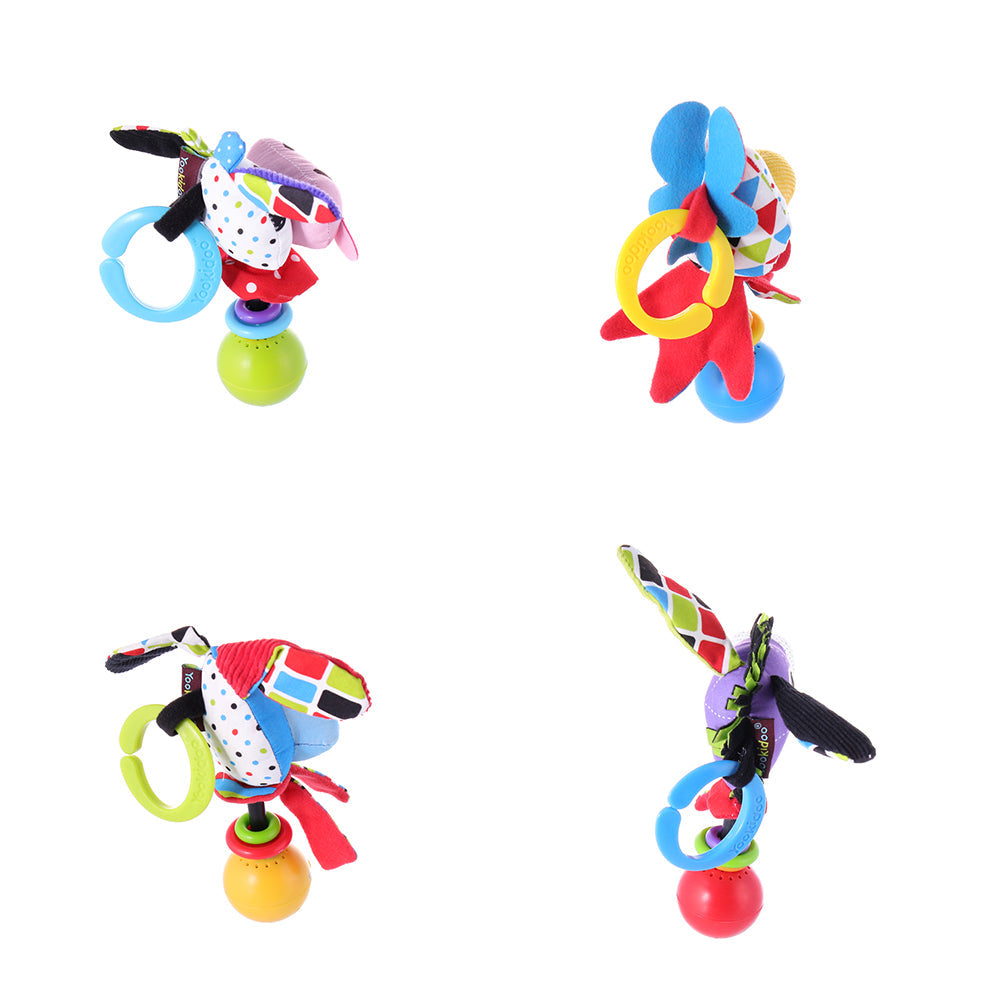 Baby Farm Animal Rattle — Cow | ForFullFun Baby Toys