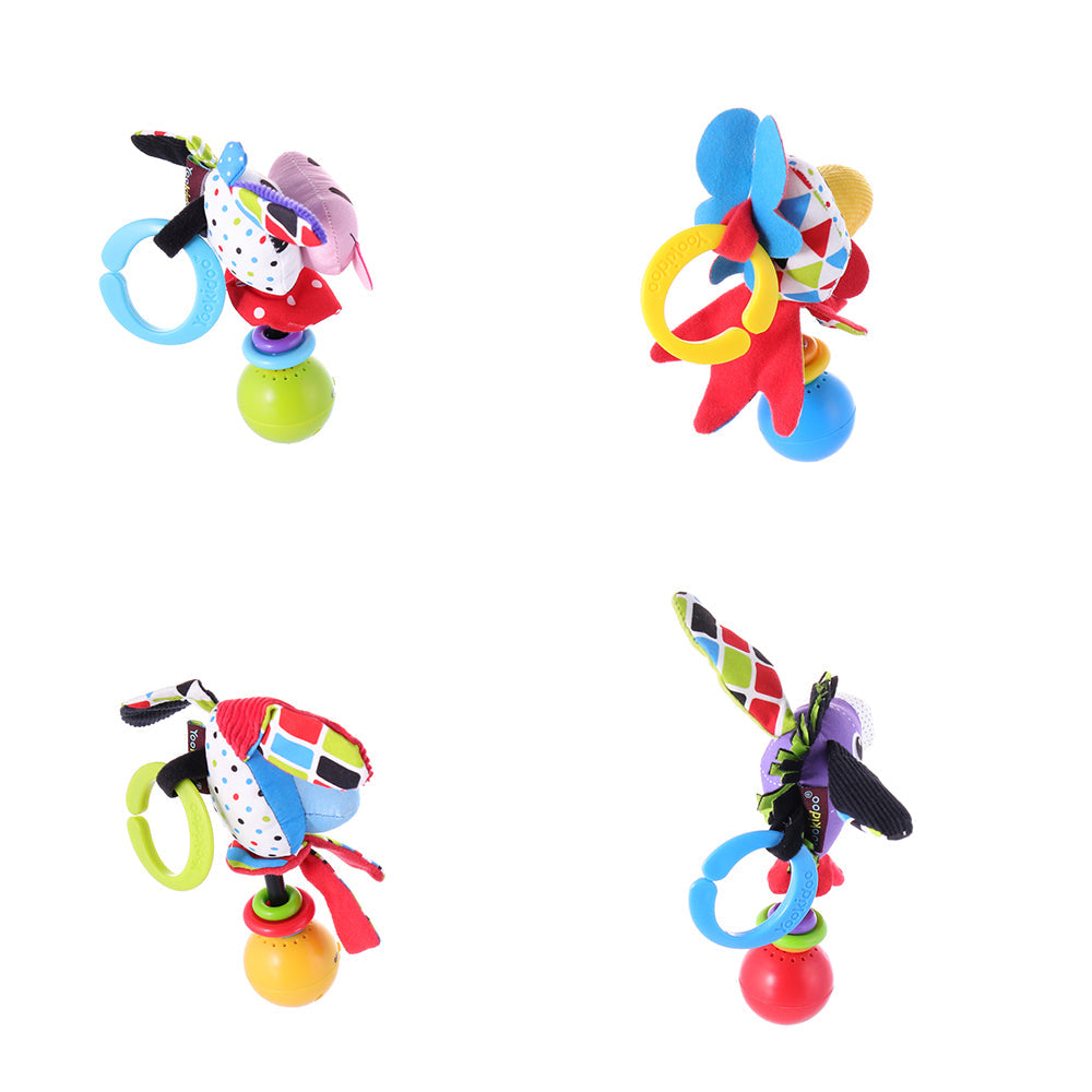 Baby Farm Animal Rattle — Cow | ForFullFun Baby Toys