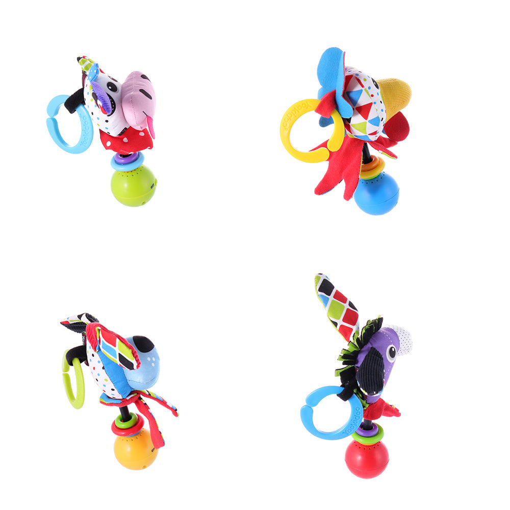 Baby Farm Animal Rattle — Cow | ForFullFun Baby Toys