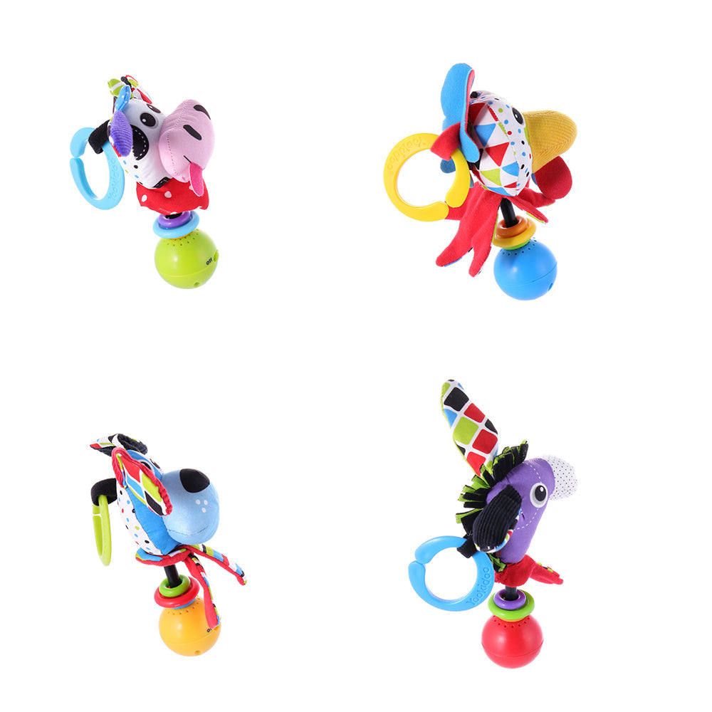 Baby Farm Animal Rattle — Cow | ForFullFun Baby Toys