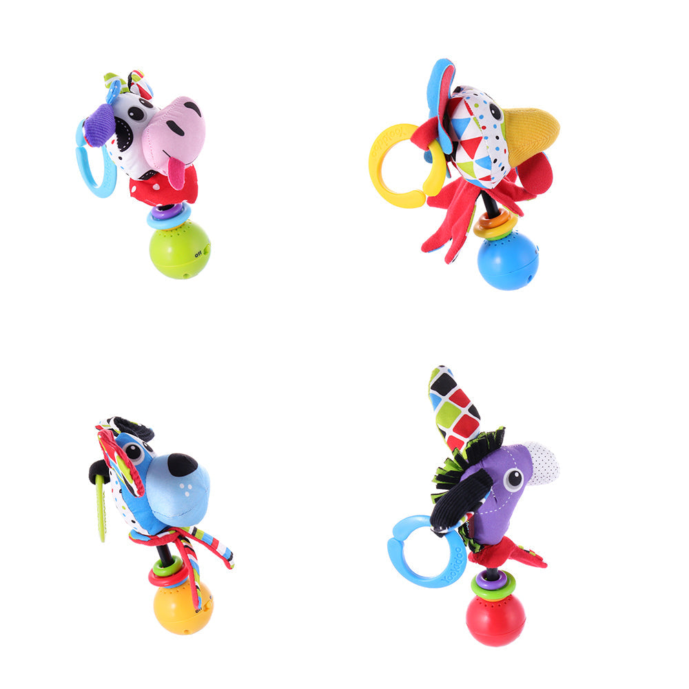 Baby Farm Animal Rattle — Cow | ForFullFun Baby Toys