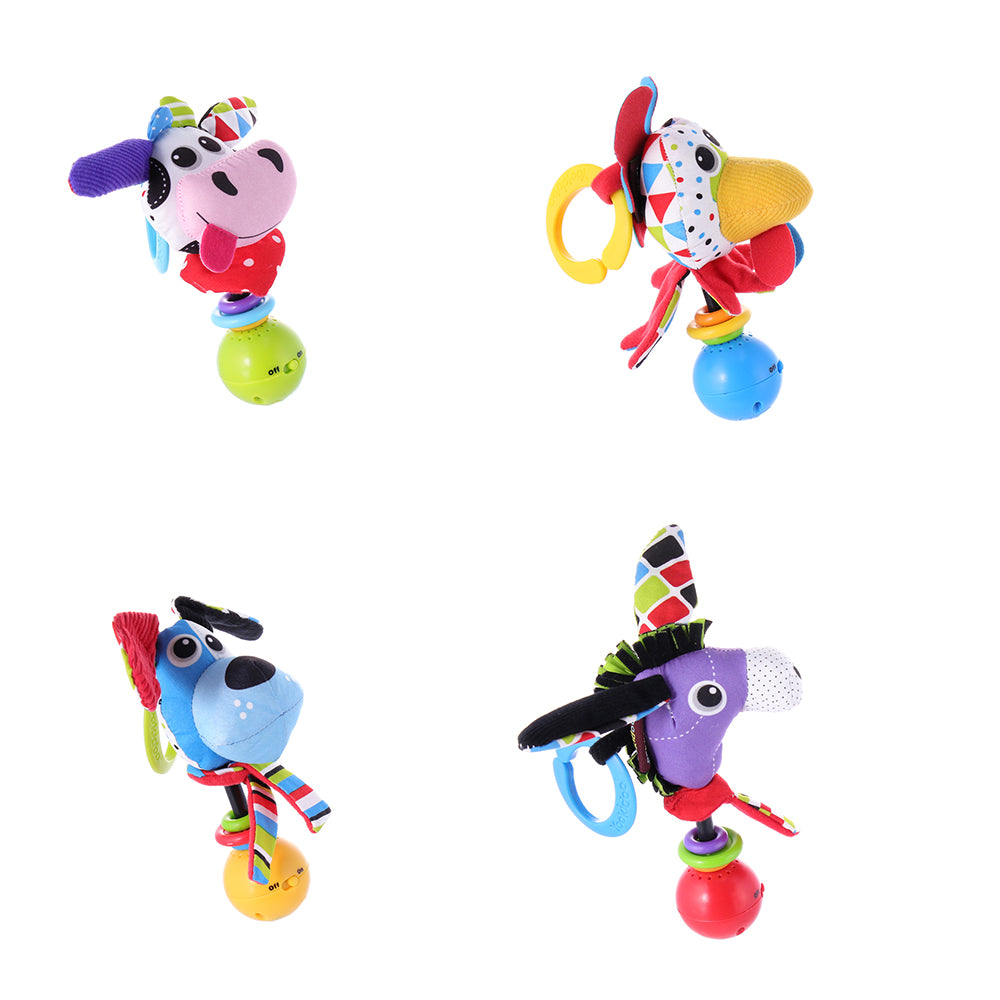 Baby Farm Animal Rattle — Cow | ForFullFun Baby Toys