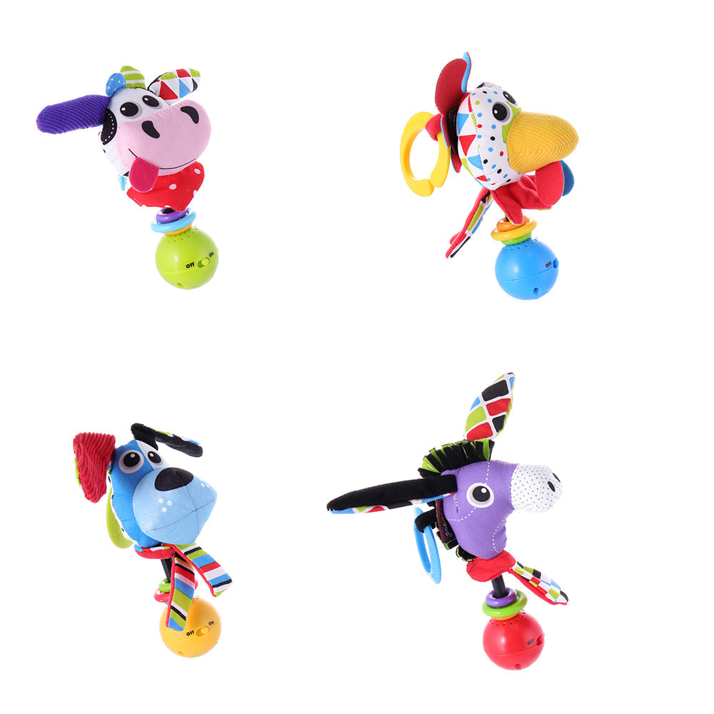 Baby Farm Animal Rattle — Cow | ForFullFun Baby Toys